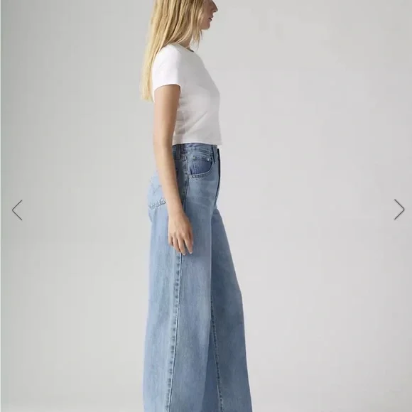 Levis Cinch Baggy Women's Jeans - Light Blue - Picture 3 of 11